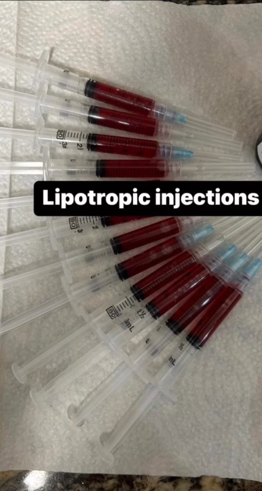 Lipotropic fat-dissolving injections prepared
